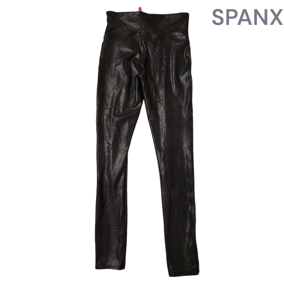 SPANX Faux Leather Leggings - Picture 5 of 9